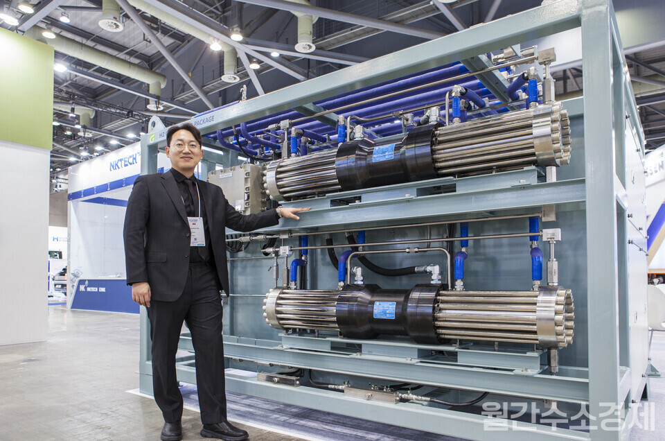 한국형수소압축패키지와 한국가스젠 대표